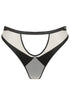 MAE Satin Light Half-Moon Cut-Out G-String